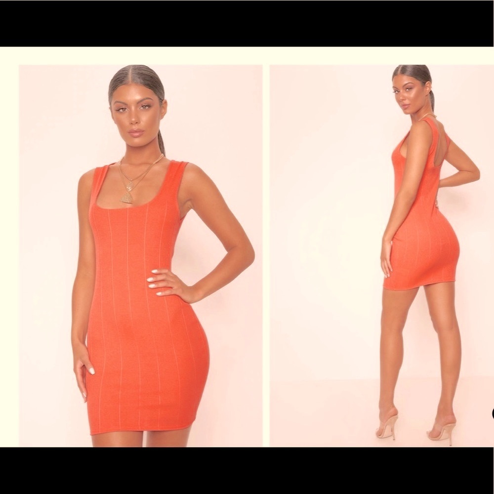 PRETTY LITTLE THING women mini coral dress